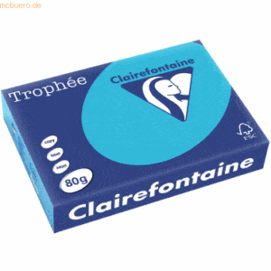 Clairefontaine Kopierpapier Trophee A4 80g/qm VE=500 Blatt royalblau