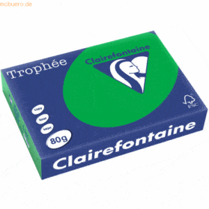 Clairefontaine Kopierpapier Trophee A4 80g/qm VE=500 Blatt billardgrün