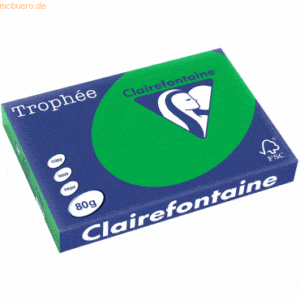 5 x Clairefontaine Kopierpapier Trophee A3 80g/qm VE=500 Blatt billard