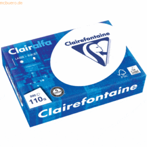 4 x Clairefontaine Multifunktionspapier Clairalfa A4 210x297mm 110g/qm