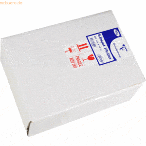 6 x Clairefontaine Inkjetpapier-Rolle 420mm x 50m 80g/qm weiß