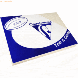 5 x Clairefontaine Deckblätter A4 210x297mm 270g/qm sortiert Leder VE=