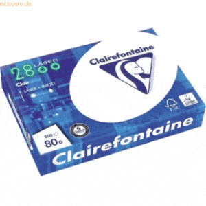 Clairefontaine Multifunktionspapier CL 2800 Laser A4 80 g/qm weiß VE=5