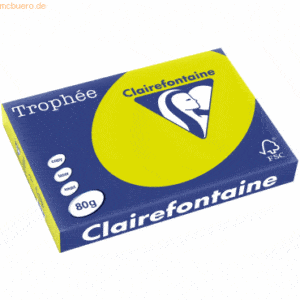 5 x Clairefontaine Kopierpapier Trophee A3 80g/qm VE=500 Blatt leuchte