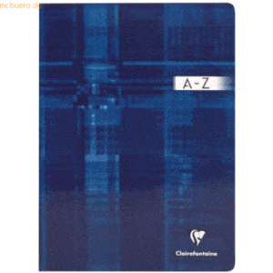 Clairefontaine Registerbuch A4 48 Blatt kariert A-Z farbig sortiert