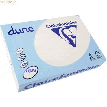 4 x Clairefontaine Multifunktionspapier dune A4 210x297mm 160g/qm sand