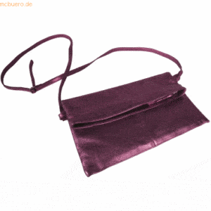 Clairefontaine Handtasche Emanuella Leder 26x28cm cherry