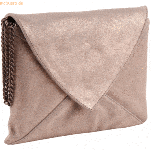 2 x Clairefontaine Handtasche/Clutch Feder Leder 20x14cm copper