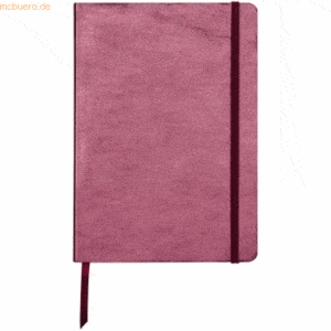 3 x Clairefontaine Notizbuch flexibel A5 72 Blatt liniert cherry