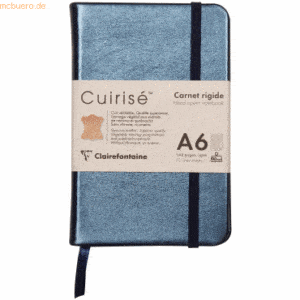 4 x Clairefontaine Notizbuch fest A6 72 Blatt blanko indigo