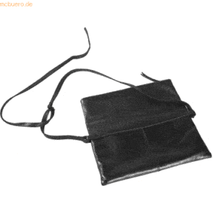 Clairefontaine Handtasche Emanuella Leder 26x28cm schwarz