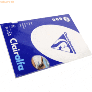 5 x Clairefontaine Multifunktionspapier Clairalfa A4 160g/qm 50 Blatt