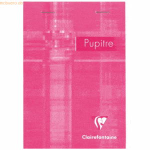 5 x Clairefontaine Notizblock A6 liniert 80 Blatt farbig sortiert