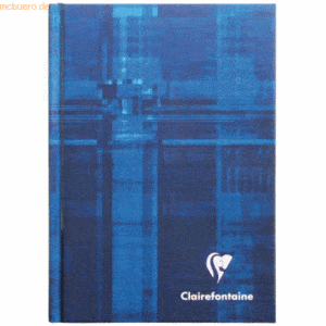 5 x Clairefontaine Kladde A6 Hardcover 90g/qm 96 Blatt blanko farbig s