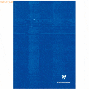 5 x Clairefontaine Kladde A4 Hardcover 90g/qm 96 Blatt liniert mit Ran