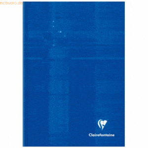 Clairefontaine Kladde A5 Hardcover 90g/qm 96 Blatt kariert sortiert