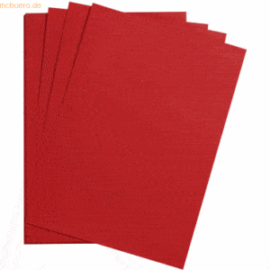 Clairefontaine Bastelkarton Maya 185g/qm A3 VE=25 Blatt rot