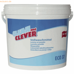 Clean+Clever Vollwaschmittel Pulver umweltfreundliche 10kg
