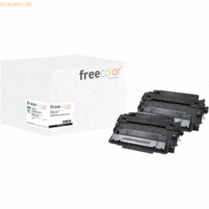 Freecolor Toner kompatibel mit HP LaserJet P3015 (55X) High Yield VE=2