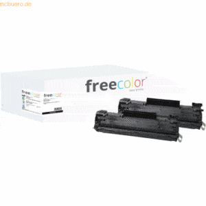 Freecolor Toner kompatibel mit HP LaserJet P1505 (36A) VE=2 Stück