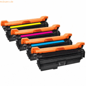 Freecolor Toner kompatibel mit HP 4-farbig LaserJet CP4025 CMYK MultiP