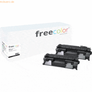 Freecolor Toner kompatibel mit HP LaserJet P2055 (05X) High Yield VE=2