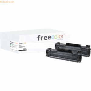 Freecolor Toner kompatibel mit HP LaserJet P1102 (85A) VE=2 Stück