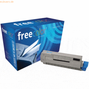 Freecolor Toner kompatibel mit Oki C612 cyan