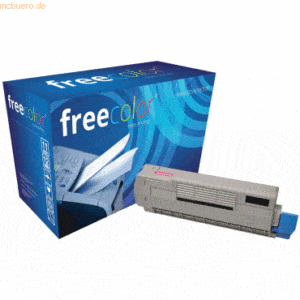 Freecolor Toner kompatibel mit Oki C612 magenta