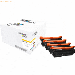 Freecolor Toner kompatibel mit HP 4-farbig LaserJet M651 CMYK Multipac