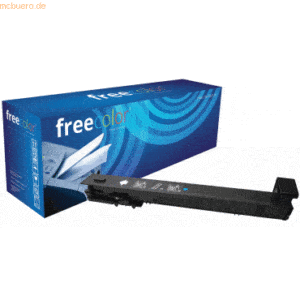 Freecolor Toner kompatibel mit HP 4-farbig LaserJet M880 (827A) cyan