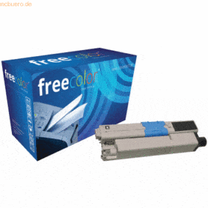 Freecolor Toner kompatibel mit Oki C511 schwarz