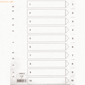 Connect Register A4 PP 1-20 weiß