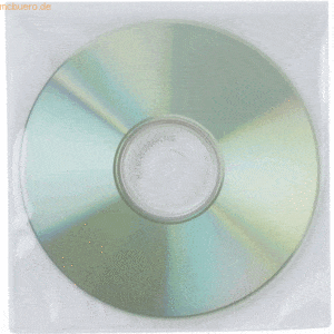 Connect CD/DVD Hüllen PP transparent ungelocht VE=50 Stück