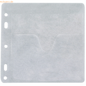 Connect CD/DVD Hüllen PP transparent gelocht VE=40 Stück