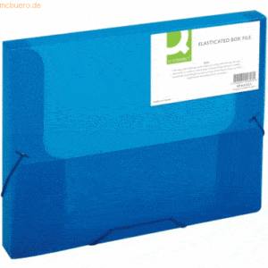 Connect Sammelmappe A4 25mm blau-transparent