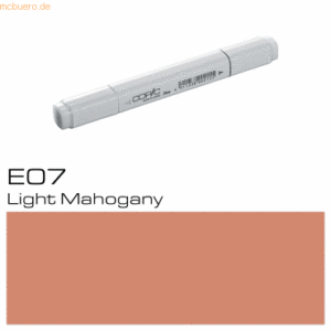 3 x Copic Marker E07 Light Mahogany