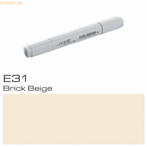3 x Copic Marker E31 Brick Beige