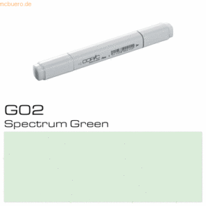 3 x Copic Marker G02 Spectrum Green