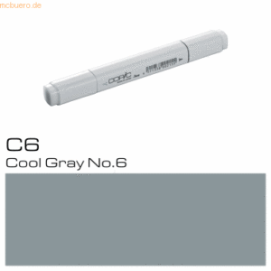 3 x Copic Marker C6 Cool Gray