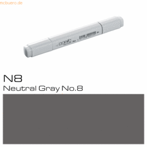 3 x Copic Marker N8 Neutral Gray