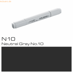 3 x Copic Marker N10 Neutral Gray