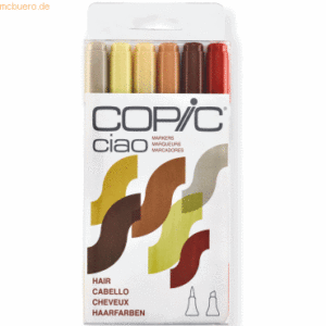 COPIC Allround-Marker Ciao Set -Hair- VE=6 Stifte