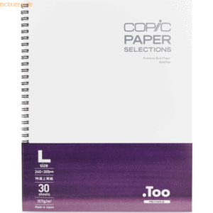 Copic Sketchbook L mit Spiralbindung Premium Bond Paper
