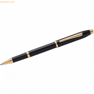 Cross Rollerball Century II Schwarz-Lack 23Kt. Applikationen Geschenkb