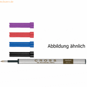 6 x Cross Gel Rollerball-Mine rot VE = 6 Packungen