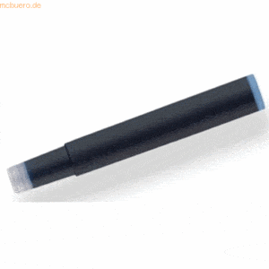 6 x Cross Tintenpatronen schlank blau/schwarz Blisterkarte VE=6 Stück