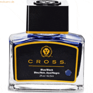 Cross Tinte Glas blau-schwarz 62