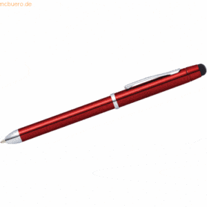 Cross Multifunktionsstift Tech 3+ Rot-Lack Chromelementen Geschenkbox