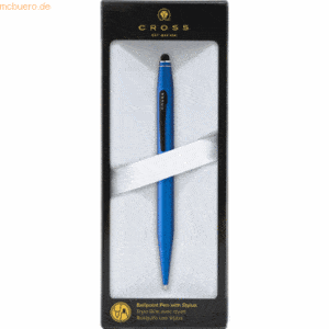 Cross Drehkugelschreiber Tech 2 Stylus Metallic Blau Blister